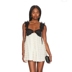 For Love and Lemons babydoll rose dress